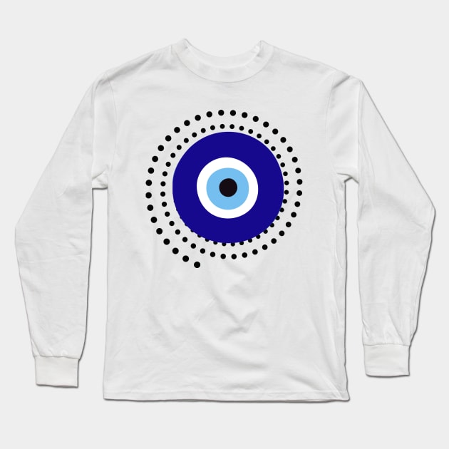 Evil Eye design Long Sleeve T-Shirt by JSnipe